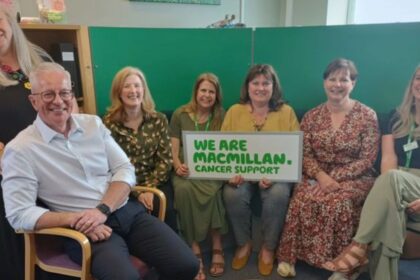 The team at the Macmillan centre in Southport