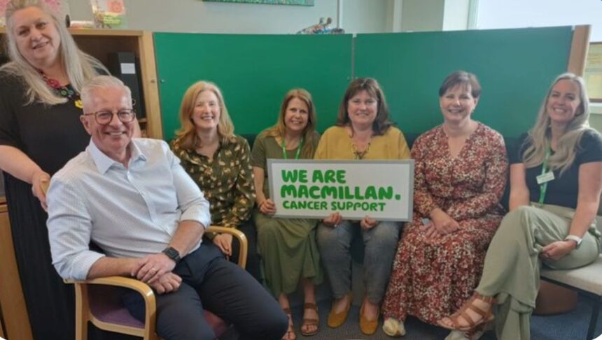 The team at the Macmillan centre in Southport