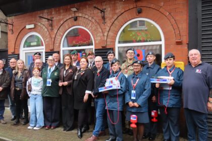 Southport Royal British Legion has launched the Poppy Appeal with guests including Southport MP Patrick Hurley and Mayor of Sefton Cllr Jen Corcoran. Photo by Andrew Brown Stand Up For Southport
