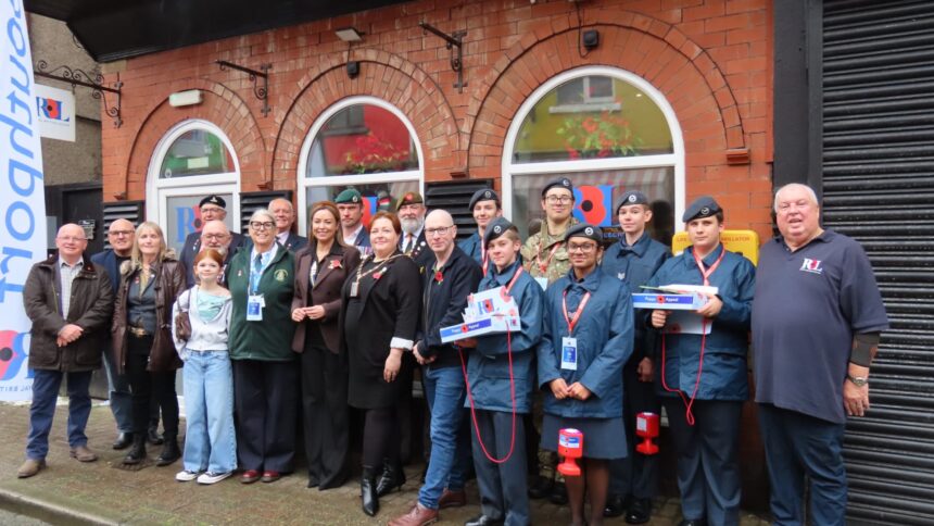 Southport Royal British Legion has launched the Poppy Appeal with guests including Southport MP Patrick Hurley and Mayor of Sefton Cllr Jen Corcoran. Photo by Andrew Brown Stand Up For Southport
