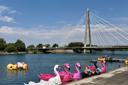 A scenic photo of the Marine Lake and the Marine Way Bridge in Southport. Photo by Andrew Brown Stand Up For Southport