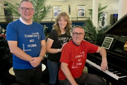 Southport Festival organisers Clifford Ray Emma Holcroft and Jez Murphy. Photo by Andrew Brown Stand Up For Southport