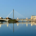A scenic photo of the Marine Lake, the Venetian Bridge and the Marine Way Bridge in Southport. Photo by Andrew Brown Stand Up For Southport