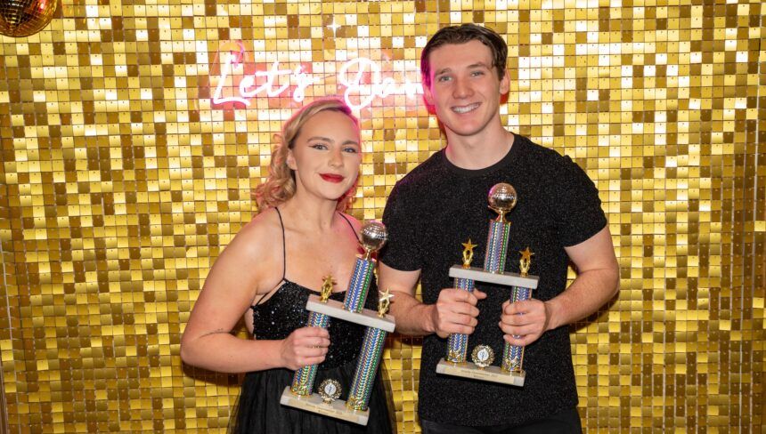 Dancers took part in Strictly 2025 in Southport to raise funds for Queenscourt Hospice. Winners Adam Mackin and Megan Hosker