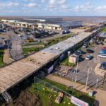 Restoration work is taking place on Southport Pier. Photo by Jason Williams owner of UK Drone Shots