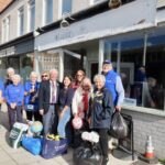 Volunteers from Southport Rotary are supporting the opening of the new Ukraine United charity shop and community space in Southport town centre. Photo by Andrew Brown Stand Up For Southport